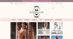 Desktop Screenshot of chez-mademoiselle.com