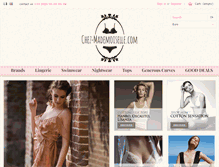 Tablet Screenshot of chez-mademoiselle.com